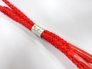 未使用品　正絹　手組帯締め